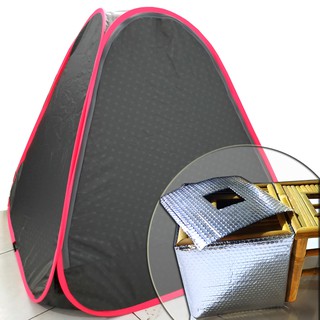 Combo Lều xông hơi tự bung+ Ghế xông vùng kín sản phụ (Bọc cách nhiệt toàn bộ)