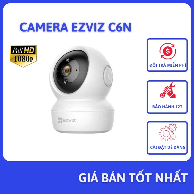 Camera Wifi Không Dây  Ezviz CV246 C6N Full HD 1080P 2MP- Xoay 360-Đàm Thoại Loa 2 Chiều