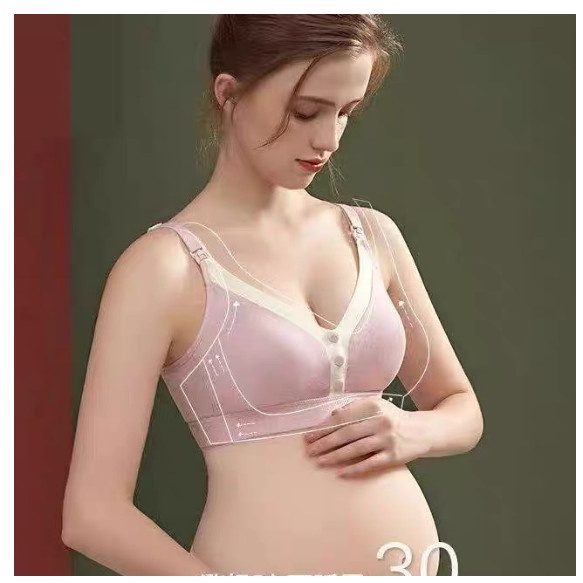Áo lót bầu cho con bú thông hơi chống chảy xệ co dãn tiện lợi