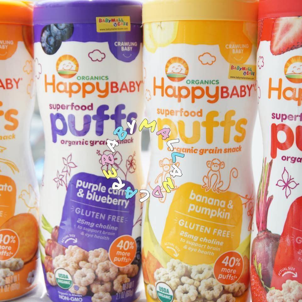 HappyBaby Bánh ăn dặm bốc chỉ huy cho bé DATE 2022 [ CHAT VỚI SHOP ĐỂ CHỌN VỊ ]