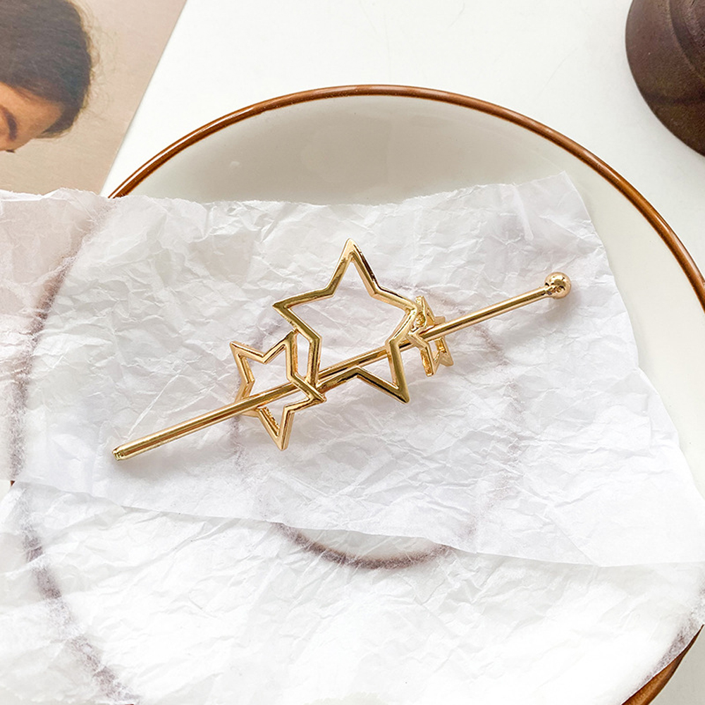 Trâm Cài Tóc Thiết Kế Hình Ngôi Sao Nhiều Màu Kiểu Dáng Thời Trang