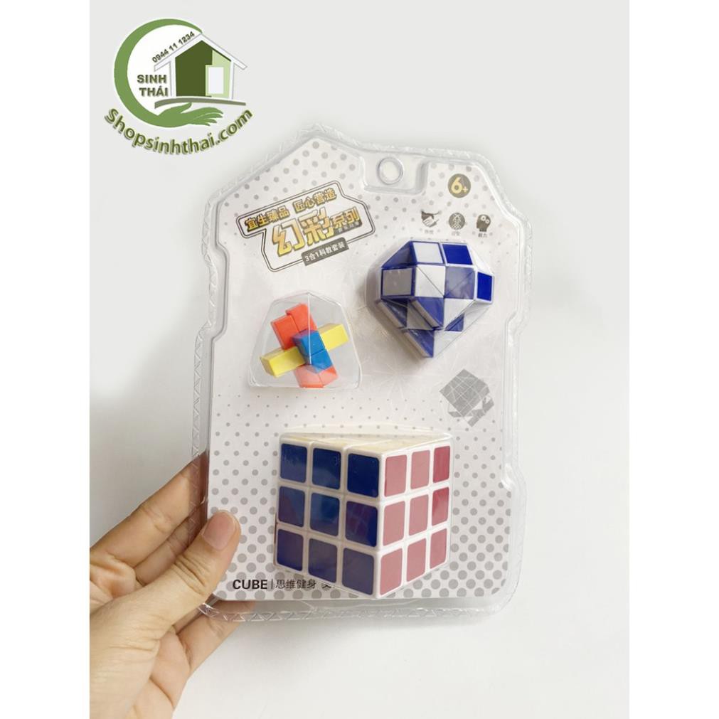 Vỉ 3 cục rubik to nhỏ