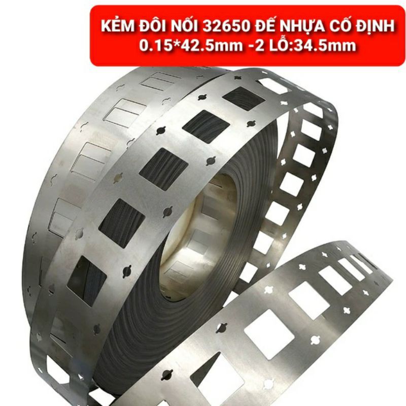 KẼM ĐƠN/ĐÔI NỐI CELL 32650 - 0.15mm X 15mm DÀI 01 Met