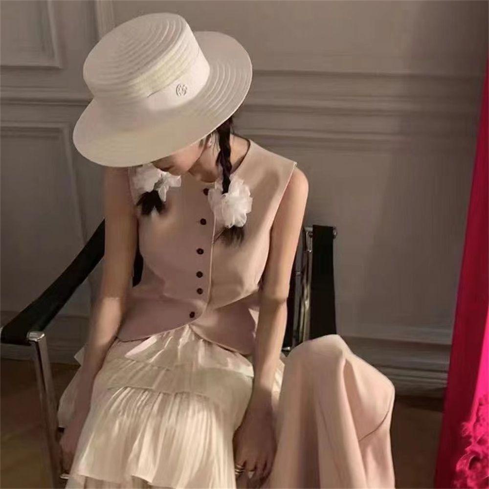 Dây Cột Tóc Lưới Chấm Bi Thanh Lịch Cho Nữ