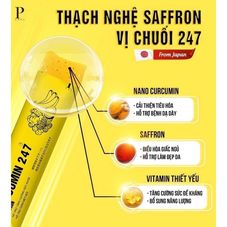 THẠCH NGHỆ SAFFARON VỊ CHUỐI