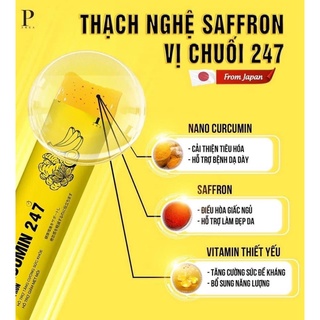 Thạch nghệ saffaron vị chuối
