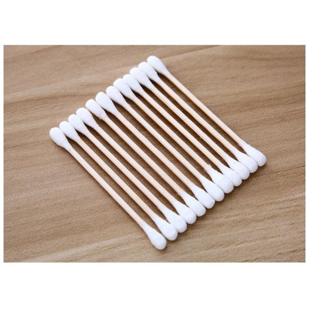 Túi 100 chiếc tăm bông thân gỗ