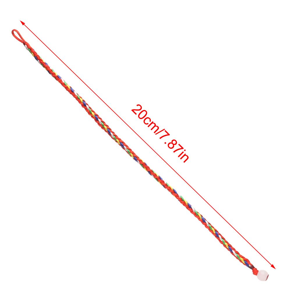 Vòng tay dây bện màu đỏ thủ công thời trang phong cách Bohemian cho nam và nữ