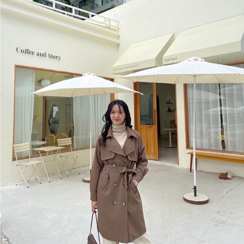 ÁO MĂNG TÔ DÁNG DÀI