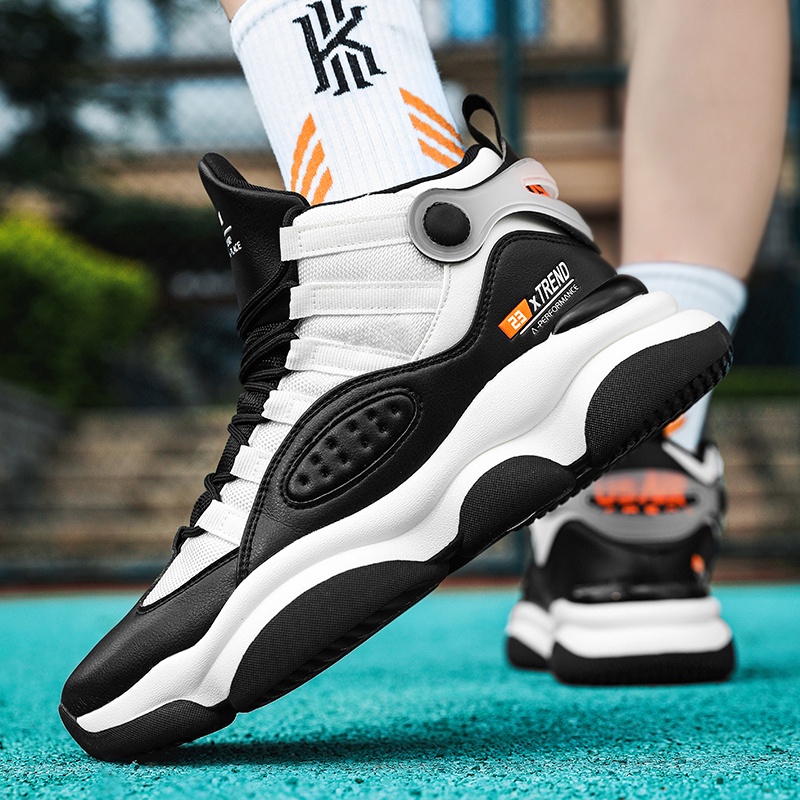 Giày Bóng Rổ Thoáng Khí Chống Trượt Thời Trang Thu Đông Phong Cách Mới Cho Nam