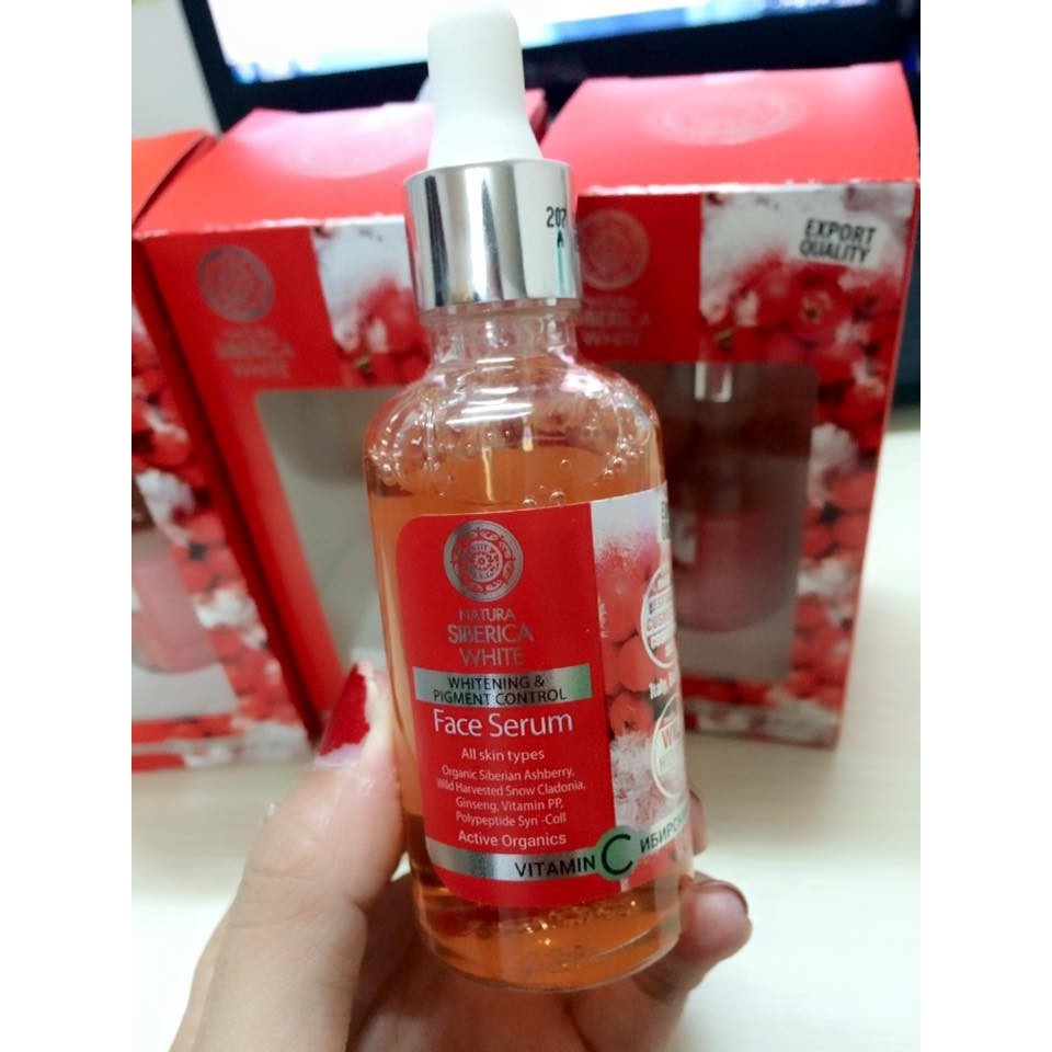 Serum dưỡng trắng da Natura Siberica