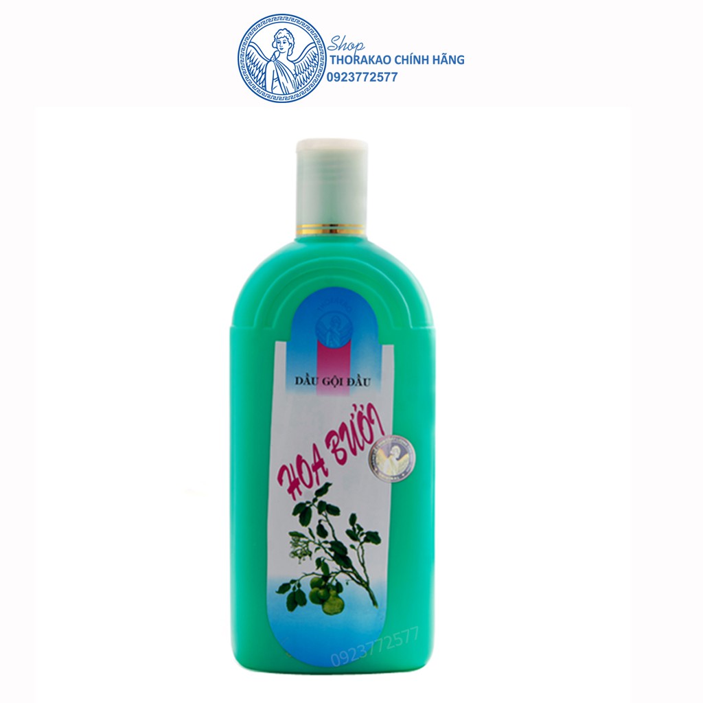 Dầu Gội Hoa Bưởi 500ml Thorakao nuôi dưỡng tóc chắc khoẻ tự nhiên, kết hợp lotiion giảm rụng, kích mọc tóc