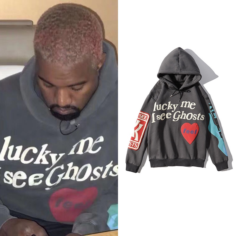 Áo Hoodie Thể Thao In Chữ Rapper Ye Kanye West Phong Cách Hip Hop Đường Phố