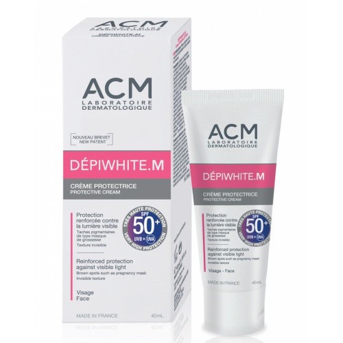 Kem chống nắng giảm nám &amp; sạm da ACM Depiwhite M Protective Cream SPF50+ 40ml