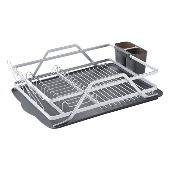 Kệ bát đĩa bằng nhôm Lock&amp;Lock Aluminum Wave Dish Rack LDR205