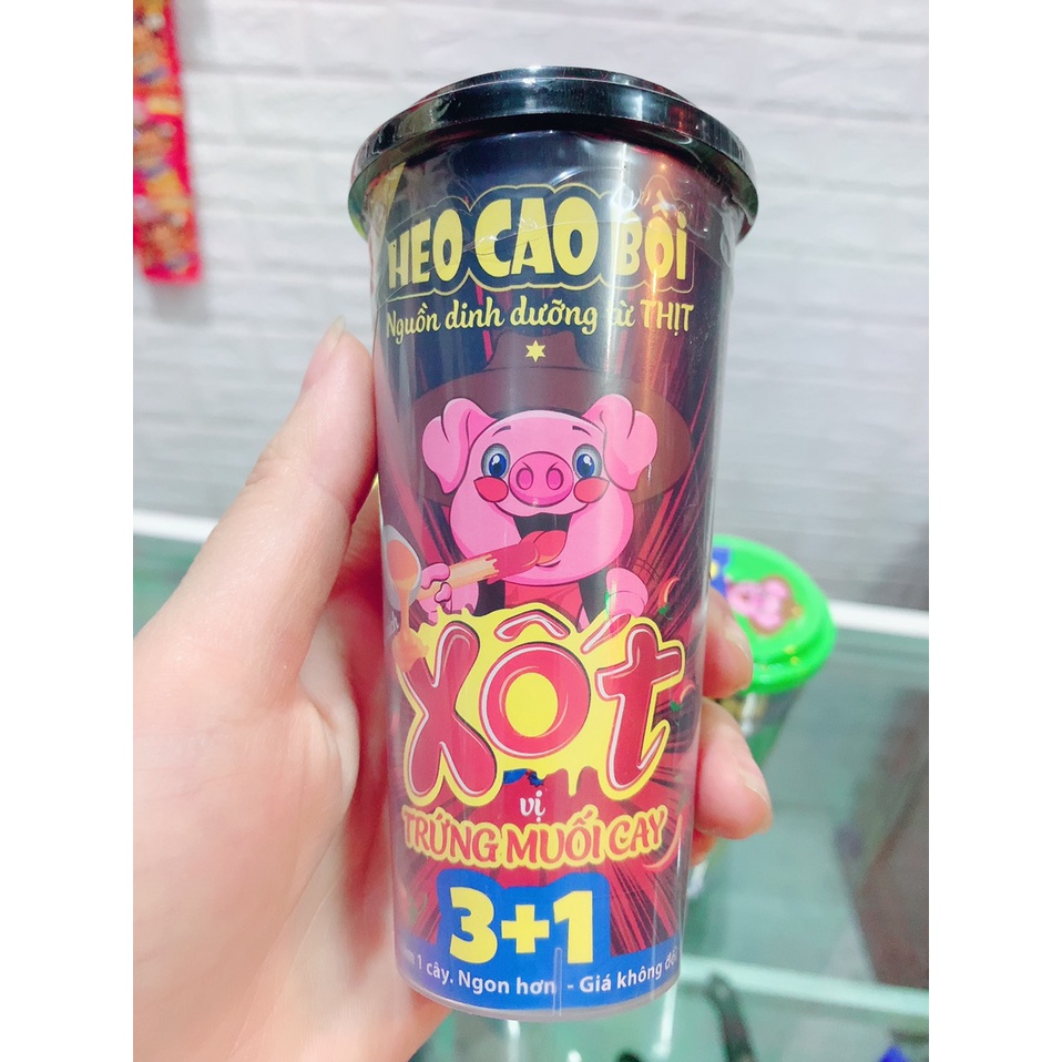 Xúc Xích Lắc Heo Cao Bồi đủ vị 64g