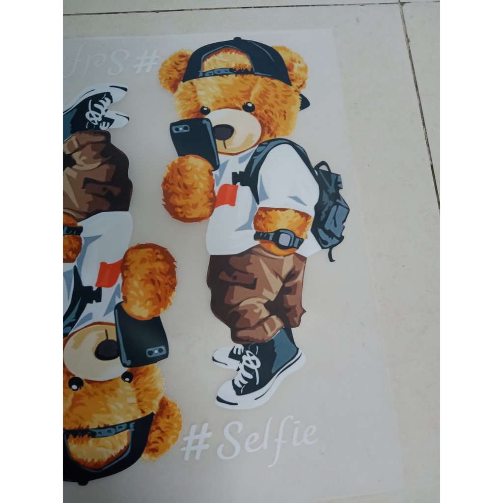 Pet decan ép ủi chuyển nhiệt  15 x 35Cm
