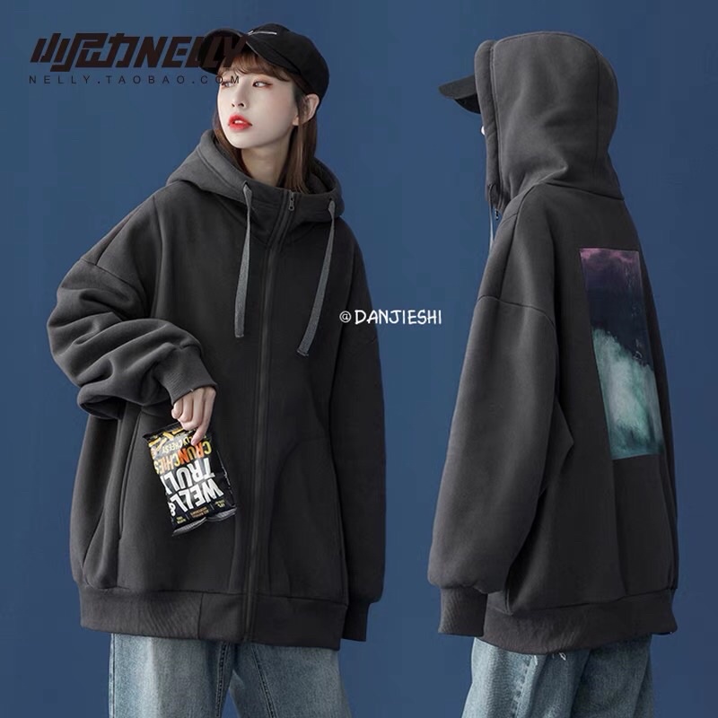 Hoodie Zip dày dặn