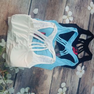 Áo Thun Cotton Mịn Phối Đây Sau Lưng