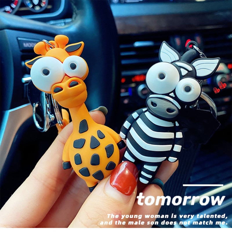 Mới Móc Khóa Hình Hươu Cao Cổ Đáng Yêu