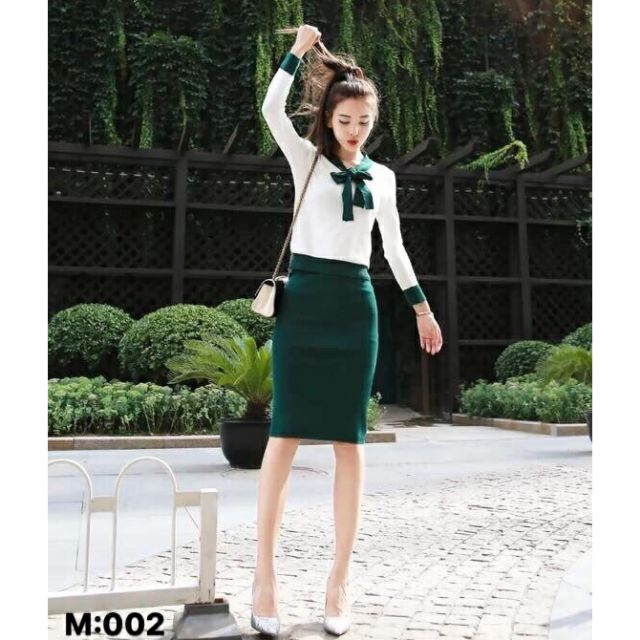 Sỉ set váy len QC