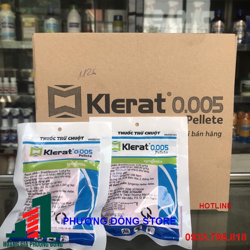 Thuốc diệt chuột Klerat 0.005