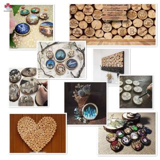 Set 20 Miếng Gỗ Tròn Trang Trí Giáng Sinh
