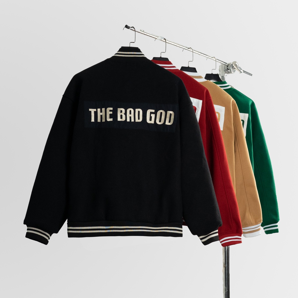 Áo khoác bomber varsity jacket The Bad God Signature