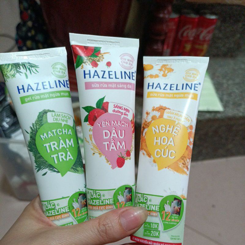 Sữa rửa mặt hazelin 50g