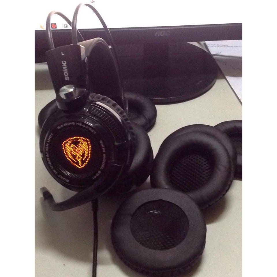 Đệm mút cho các loại tai nghe Somic G938, G941, Gxxx và các tai nghe khác đường kính 11cm.