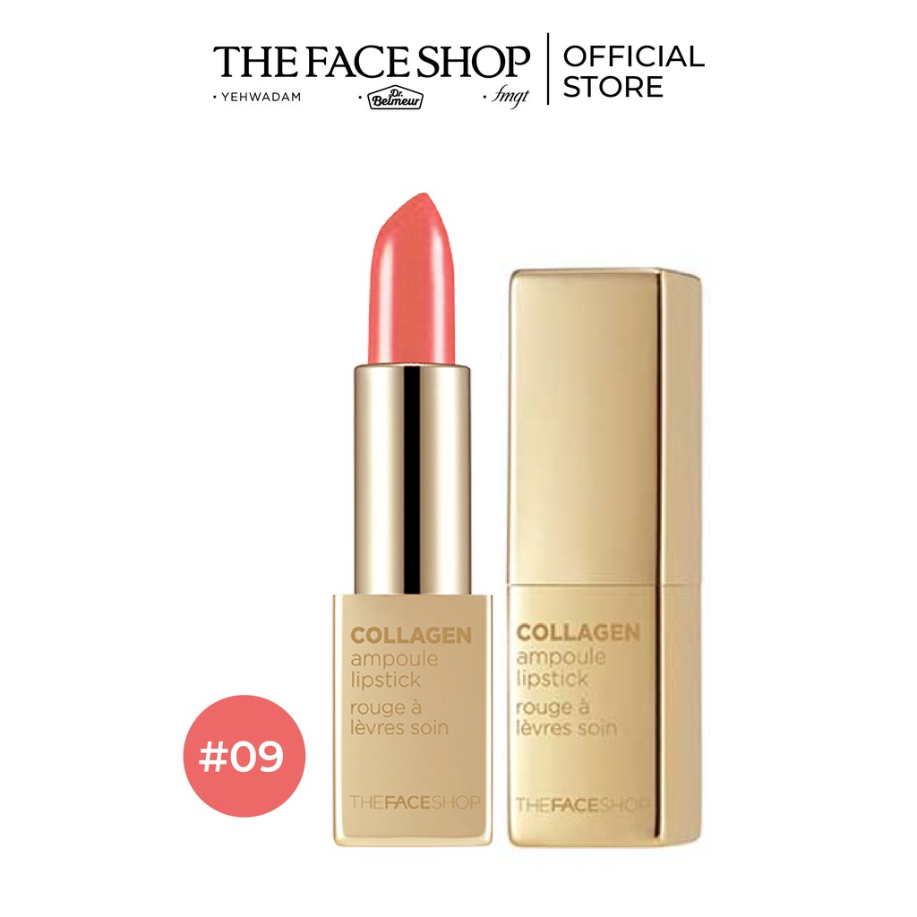 Son Thỏi TheFaceShop Collagen Ampoule Lipstick 3.5G