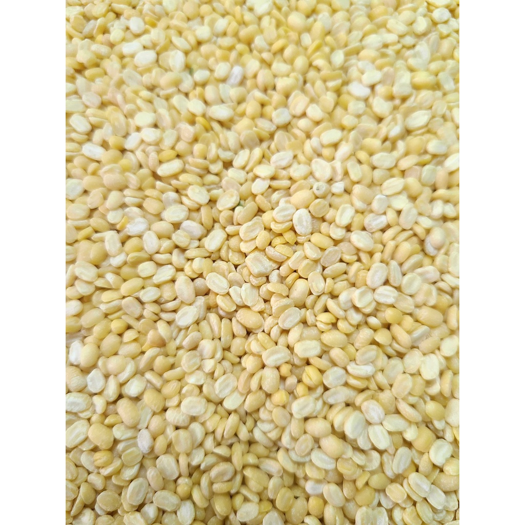 Đậu xanh tróc vỏ không màu - không nhuộm vàng - màu tự nhiên - hút chân không