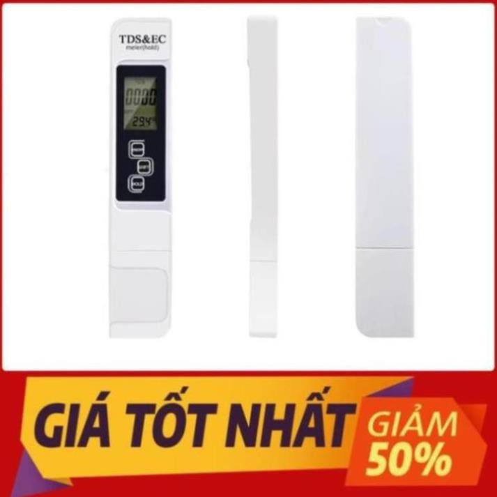 Bút thử nước 3 trong 1 TDS & EC + Tặng kèm giấy quỳ tím