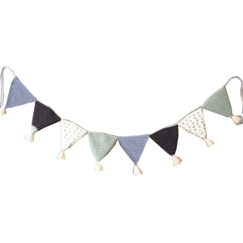 Dây Treo Tường Đan Sợi Cotton Handmade 3 Màu Tùy Chọn Phong Cách Bohemian Độc Đáo Trang Trí Nhà Cửa
