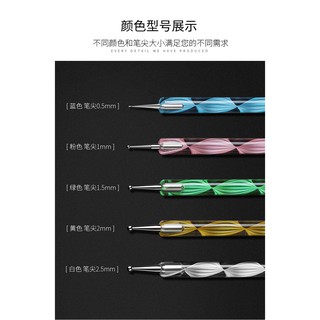 bộ 5 cọ chấm bi dụng cụ nail chuyên dụng