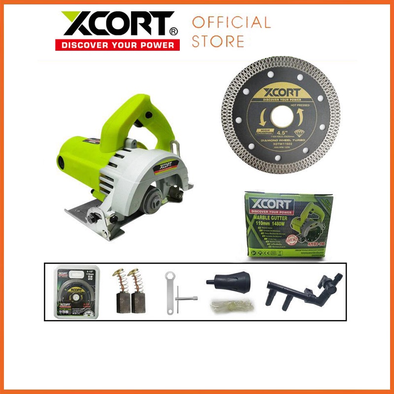 Máy cắt gạch cầm tay XCORT 1480w Tặng kèm lưỡi cắt gạch