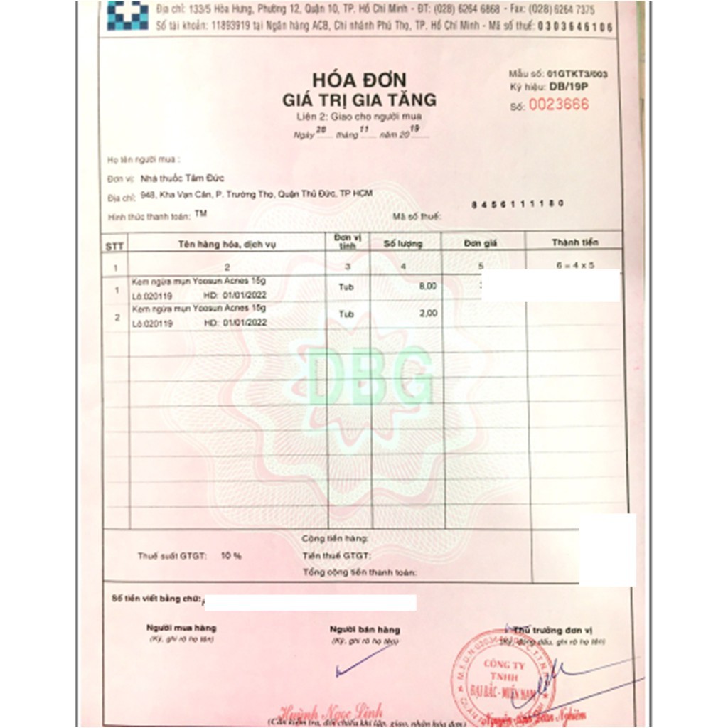 YOOSUN RAU MÁ - YOOSUN ACNES - YOOSUN NGHỆ  - Kem ngừa mụn, mát da, kiểm soát nhờn, hết thâm