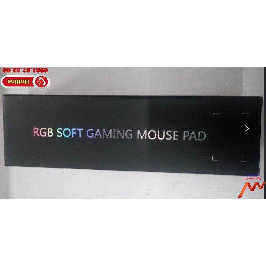 RẺ NHẤT SHOPEE - BÀN DI CHUỘT LED RGB MỀM 800x300x4mm