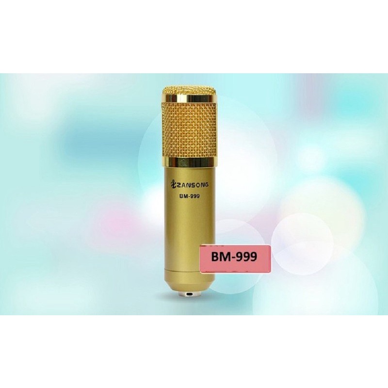 MIC THU ÂM ĐỘ NHẠY CAO ZANSONG BM999 - BẢO HÀNH 6 THÁNG