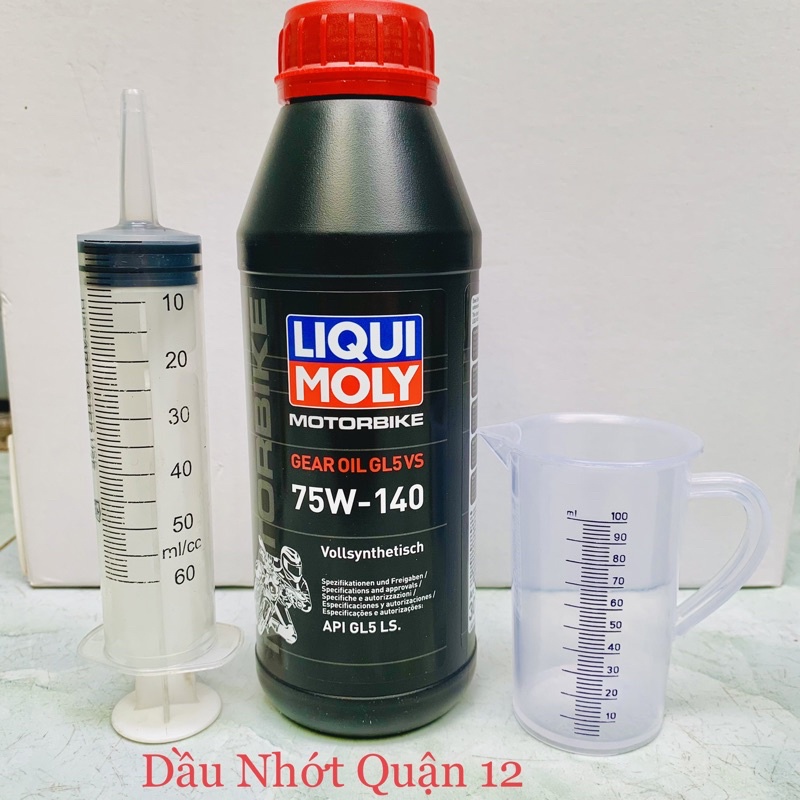 Nhớt Hộp Số - Nhớt Láp LIQUI MOLY Motorbike Gear Oil 75W-140 GL5 VS 3072 500ML Made in Germany