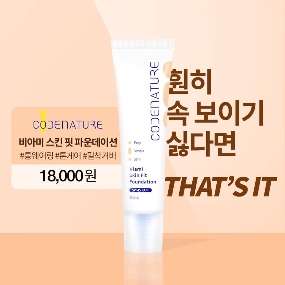 Kem nền Codenature make up tone tự nhiên 30ml | BigBuy360 - bigbuy360.vn