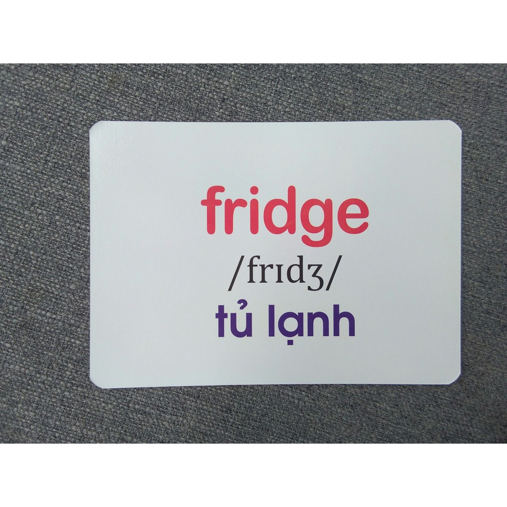 Flashcard Dạy Trẻ Theo Phương Pháp Glenn Doman - Đồ Dùng Trong Phòng Bếp