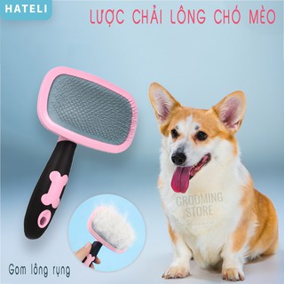 (HATELI 360) Lược grooming chuyên nghiệp - Lược chải lông chó mèo - Grooming Store