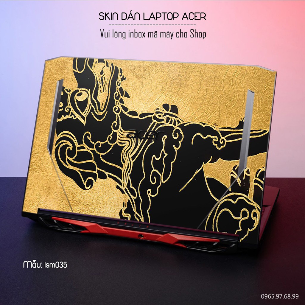 Skin dán Laptop Acer in hình Nghê Việt Nam - lsm035 (inbox mã máy cho Shop)