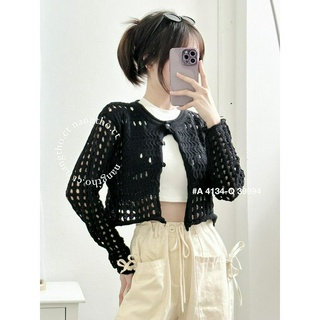 Áo cardigan lưới crop (HÌNH THẬT ĐỘC QUYỀN nangtho.ct) 4134