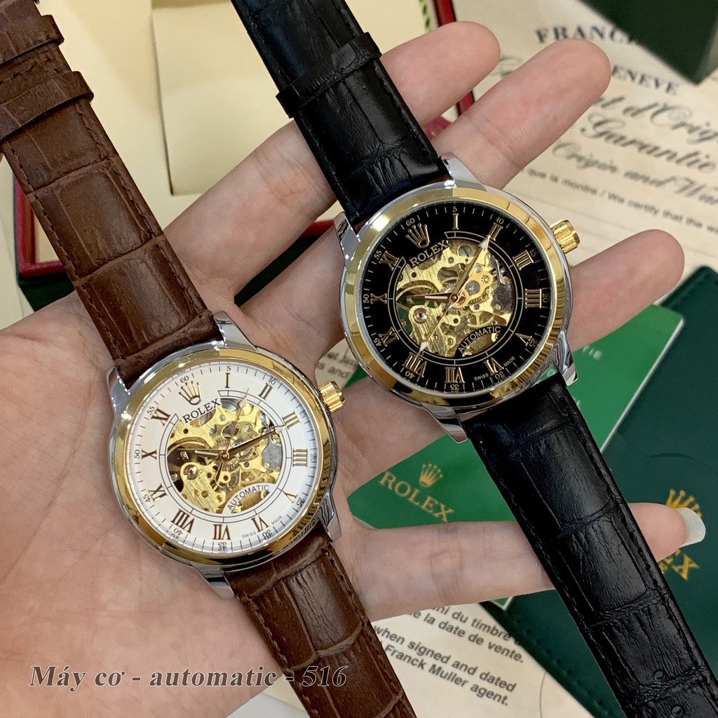 [Máy cơ-automatic] Đồng hồ nam Ro máy cơ - mặt 42 mm hàng cao cấp Ro_collections - bảo hành 12th ngochangshop | BigBuy360 - bigbuy360.vn