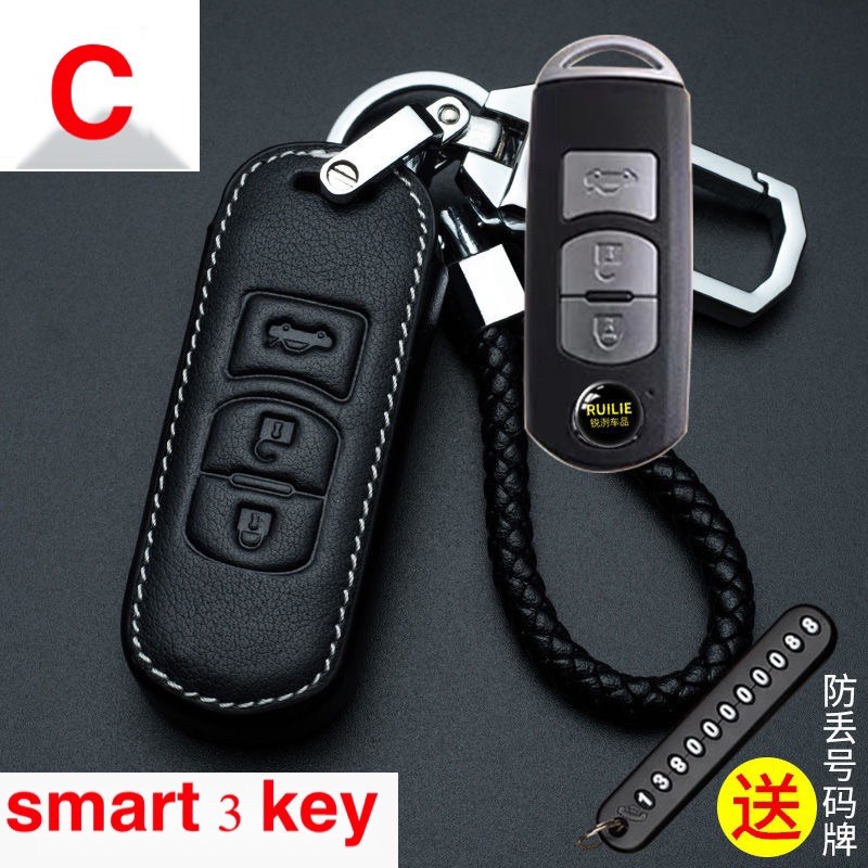 Bao Da Đựng Chìa Khóa Xe Hơi mazda 2 mazda 3 cx3 cx5