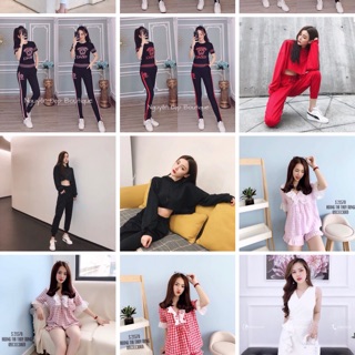 Sét Bộ đồ chất liệu thun Da cá mềm mịn , fom đẹp , mẫu mới hợp thời trang kèm hình thật