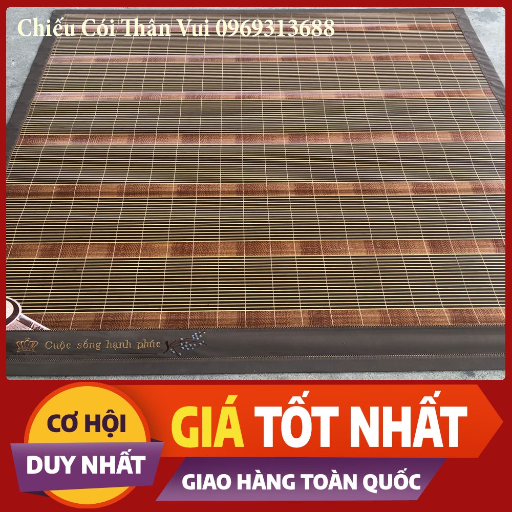 Chiếu Trúc Hạnh Phúc ❤️FREESHIP❤️ Hàng Cao Cấp Bóng Mịn