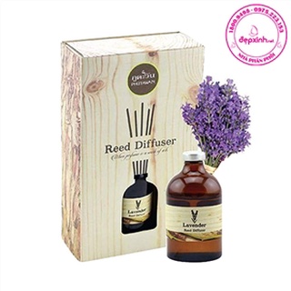 Tinh dầu thơm que gỗ Phutawan Reed Diffuser Vanilla 50ml - Hương Vani